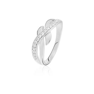 OROVIVO Damen Ring Silber 925 Zirkonia Weiß B 22 mm, Ring mit Stein OROVIVO Damen Ring Silber 925 Zirkonia Weiß B 22 mm, Ring mit Stein