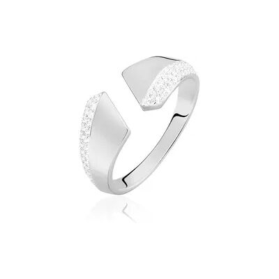 OROVIVO AURELIE Damen Ring Weißgold 375 (9 Karat) Zirkonia Weiß 0,43 ct, Ring mit Stein OROVIVO AURELIE Damen Ring Weißgold 375 (9 Karat) Zirkonia Weiß 0,43 ct, Ring mit Stein
