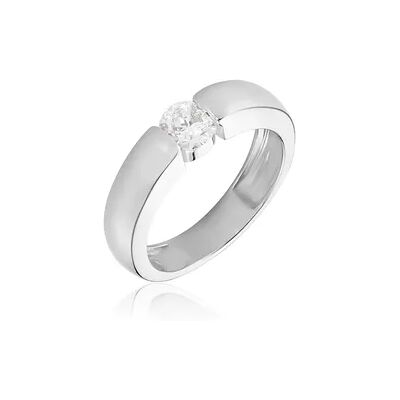 OROVIVO Orchestra Damen Ring Weißgold 750 (18 Karat) Synthetischer Diamant Weiß 0,41 ct, Ring mit Stein OROVIVO Orchestra Damen Ring Weißgold 750 (18 Karat) Synthetischer Diamant Weiß 0,41 ct, Ring mit Stein