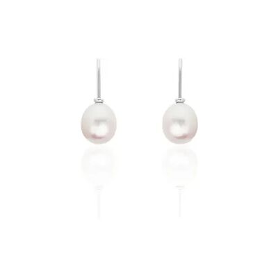 OROVIVO ALEXIA 2 Damen Ohrringe Lang Silber 925 Zuchtperle Perlmutt, Ohrringe Lang mit Stein OROVIVO ALEXIA 2 Damen Ohrringe Lang Silber 925 Zuchtperle Perlmutt, Ohrringe Lang mit Stein