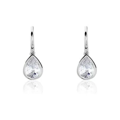 OROVIVO DELIANA Damen Ohrringe Lang Silber 925 Zirkonia Weiß 3,6 ct Tropfen, Ohrringe Lang mit Stein OROVIVO DELIANA Damen Ohrringe Lang Silber 925 Zirkonia Weiß 3,6 ct Tropfen, Ohrringe Lang mit Stein