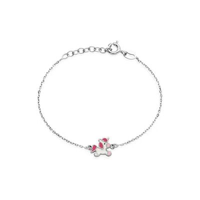 OROVIVO UNICORN Kinder Armband Silber 925 Einhorn B 1 mm, Armband ohne Stein OROVIVO UNICORN Kinder Armband Silber 925 Einhorn B 1 mm, Armband ohne Stein