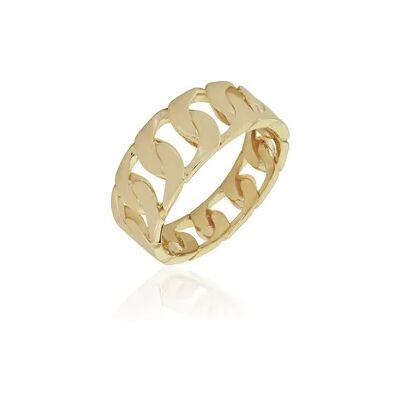OROVIVO LIANA Damen Ring Vergoldet, Ring ohne Stein OROVIVO LIANA Damen Ring Vergoldet, Ring ohne Stein