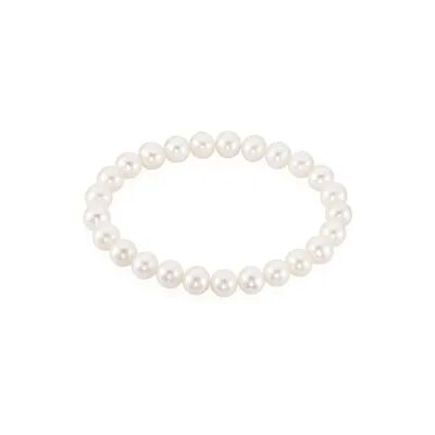 OROVIVO GRACE Damen Armband Sonstige Weiß Zuchtperle Perlmutt, Armband mit Stein OROVIVO GRACE Damen Armband Sonstige Weiß Zuchtperle Perlmutt, Armband mit Stein