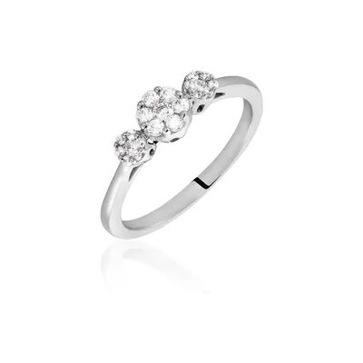 OROVIVO Damen Ring Silber Silber 925 Zirkonia Weiß, Ring mit Stein OROVIVO Damen Ring Silber Silber 925 Zirkonia Weiß, Ring mit Stein