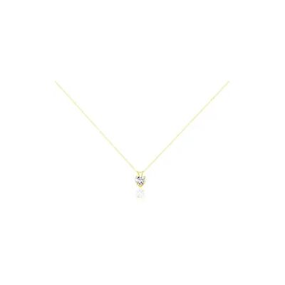 OROVIVO Kette Gold 375 Zirkonia, Collier mit Stein OROVIVO Kette Gold 375 Zirkonia, Collier mit Stein