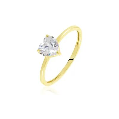 OROVIVO CHLOE Damen Ring Gold 375 (9 Karat) Zirkonia Weiß 1,4 ct, Ring mit Stein OROVIVO CHLOE Damen Ring Gold 375 (9 Karat) Zirkonia Weiß 1,4 ct, Ring mit Stein