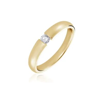 OROVIVO Lisboa Damen Ring Gold 375 (9 Karat) Diamant Weiß 0,1 ct, Ring mit Stein OROVIVO Lisboa Damen Ring Gold 375 (9 Karat) Diamant Weiß 0,1 ct, Ring mit Stein