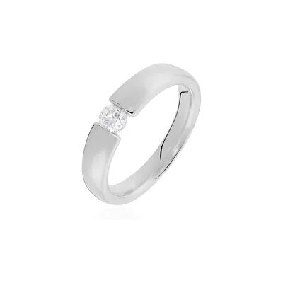OROVIVO Lisboa Damen Ring Weißgold 750 (18 Karat) Diamant Weiß 0,2 ct, Ring mit Stein OROVIVO Lisboa Damen Ring Weißgold 750 (18 Karat) Diamant Weiß 0,2 ct, Ring mit Stein