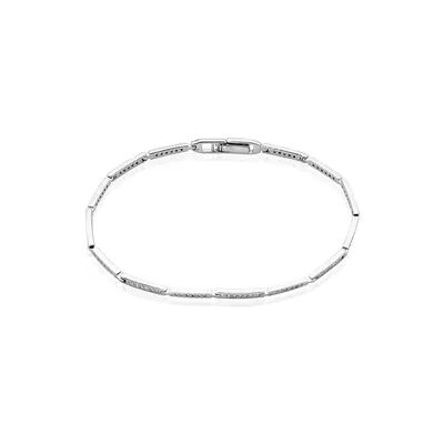 OROVIVO Damen Armband Silber Silber 925 Zirkonia Weiß, Armband mit Stein OROVIVO Damen Armband Silber Silber 925 Zirkonia Weiß, Armband mit Stein