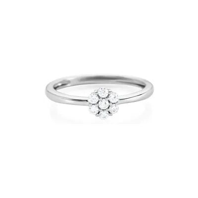 OROVIVO JAMILA Damen Ring Silber 925 Zirkonia Weiß, Ring mit Stein OROVIVO JAMILA Damen Ring Silber 925 Zirkonia Weiß, Ring mit Stein