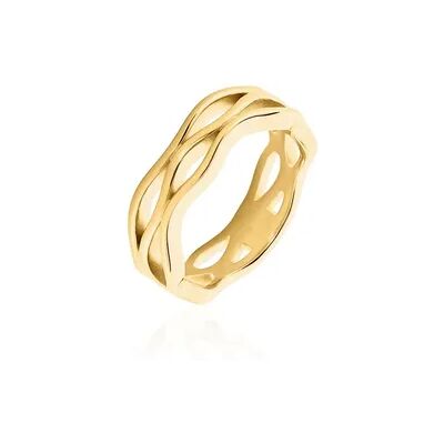 OROVIVO SEMIRA Damen Ring Messing Gelb, Ring ohne Stein OROVIVO SEMIRA Damen Ring Messing Gelb, Ring ohne Stein
