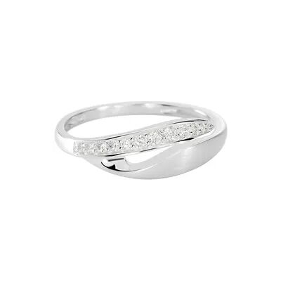 OROVIVO JIANNA Damen Ring Silber Silber 925 Zirkonia Weiß, Ring mit Stein OROVIVO JIANNA Damen Ring Silber Silber 925 Zirkonia Weiß, Ring mit Stein
