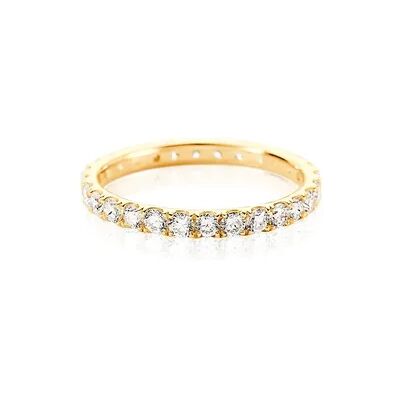 OROVIVO ARIEL Damen Ring Gold 585 (14 Karat) Synthetischer Diamant Weiß 0,880 ct, Ring mit Stein OROVIVO ARIEL Damen Ring Gold 585 (14 Karat) Synthetischer Diamant Weiß 0,880 ct, Ring mit Stein