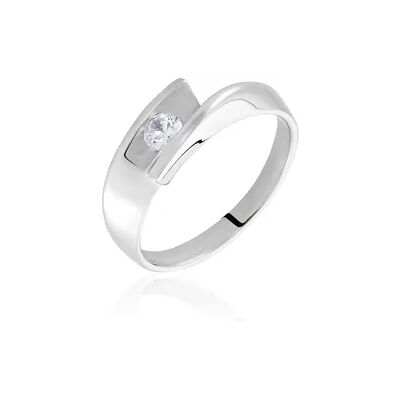 OROVIVO Damen Ring Silber 925 Zirkonia Weiß 0,29 ct B 2,63 mm, Ring mit Stein OROVIVO Damen Ring Silber 925 Zirkonia Weiß 0,29 ct B 2,63 mm, Ring mit Stein