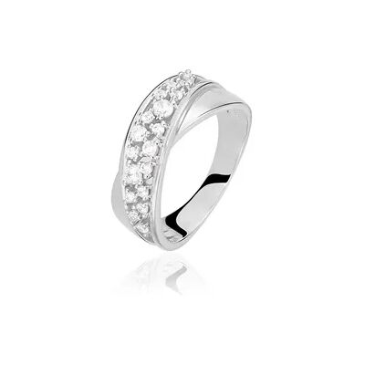 OROVIVO BECCA Damen Ring Silber 925 Zirkonia Weiß, Ring mit Stein OROVIVO BECCA Damen Ring Silber 925 Zirkonia Weiß, Ring mit Stein