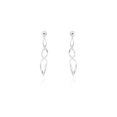 OROVIVO Damen Ohrringe Lang Silber 925 Spirale, Ohrringe Lang ohne Stein OROVIVO Damen Ohrringe Lang Silber 925 Spirale, Ohrringe Lang ohne Stein