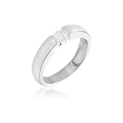 OROVIVO Orchestra Damen Ring Weißgold 750 (18 Karat) Synthetischer Diamant Weiß 0,26 ct, Ring mit Stein OROVIVO Orchestra Damen Ring Weißgold 750 (18 Karat) Synthetischer Diamant Weiß 0,26 ct, Ring mit Stein