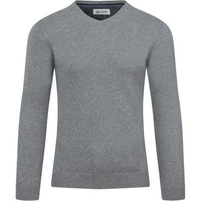 LLOYD Herren V-AUSSCHNITT PULLOVER Grau in XXL Textil LLOYD Herren V-AUSSCHNITT PULLOVER Grau in XXL Textil