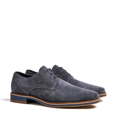 LLOYD Herren LANGSTON Schnürschuhe Blau in 44.5 Normalweit Rauleder Kalb Freizeit Business LLOYD Herren LANGSTON Schnürschuhe Blau in 44.5 Normalweit Rauleder Kalb Freizeit Business