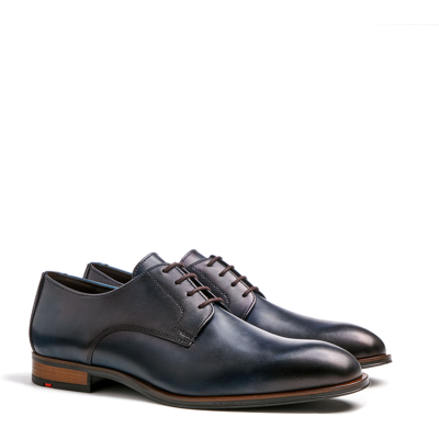 LLOYD Herren SABRE Derby Schuhe Schnürschuhe Blau in 40.5 Normalweit Glattleder Kalb Business Festlich LLOYD Herren SABRE Derby Schuhe Schnürschuhe Blau in 40.5 Normalweit Glattleder Kalb Business Festlich