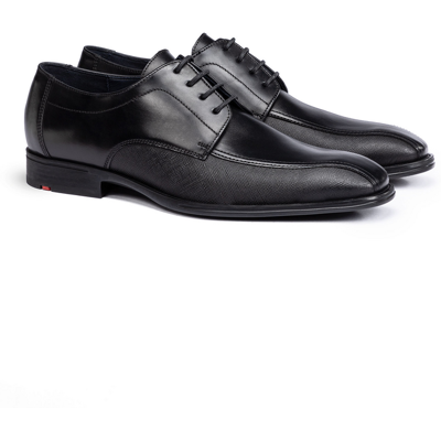 LLOYD Herren GEORGE Derby Schuhe Schnürschuhe Schwarz in 40.5 Normalweit Geprägtes Leder Glattleder Business LLOYD Herren GEORGE Derby Schuhe Schnürschuhe Schwarz in 40.5 Normalweit Geprägtes Leder Glattleder Business