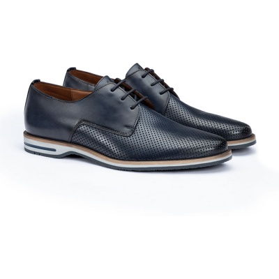 LLOYD Herren DEMOND Derby Schuhe Schnürschuhe Blau in 40.5 Normalweit Geprägtes Leder Glattleder Business LLOYD Herren DEMOND Derby Schuhe Schnürschuhe Blau in 40.5 Normalweit Geprägtes Leder Glattleder Business