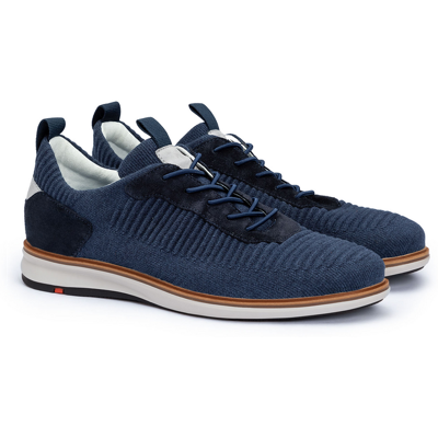 LLOYD Herren MALIX Low Top Sneaker Sneakers Blau in 40.5 Normalweit Strick Rauleder Freizeit LLOYD Herren MALIX Low Top Sneaker Sneakers Blau in 40.5 Normalweit Strick Rauleder Freizeit