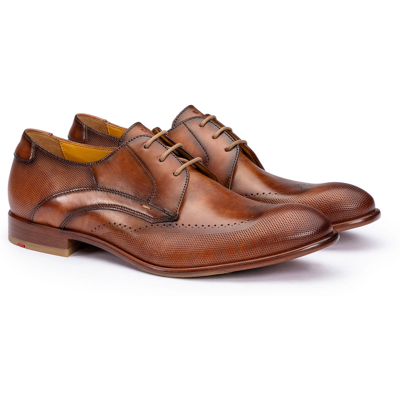 LLOYD Herren NASSAU Derby Schuhe Schnürschuhe Braun in 44 Normalweit Geprägtes Leder Glattleder Business Festlich LLOYD Herren NASSAU Derby Schuhe Schnürschuhe Braun in 44 Normalweit Geprägtes Leder Glattleder Business Festlich