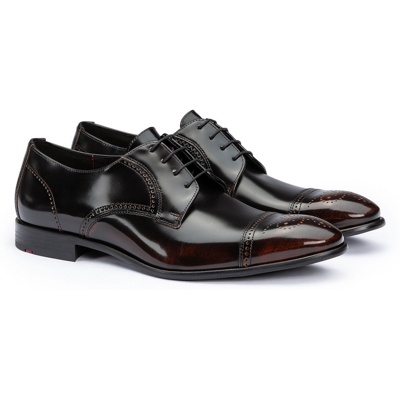 LLOYD Herren WYATT Derby Schuhe Schnürschuhe Braun in 46 Normalweit Glänzendes Leder Business Festlich LLOYD Herren WYATT Derby Schuhe Schnürschuhe Braun in 46 Normalweit Glänzendes Leder Business Festlich