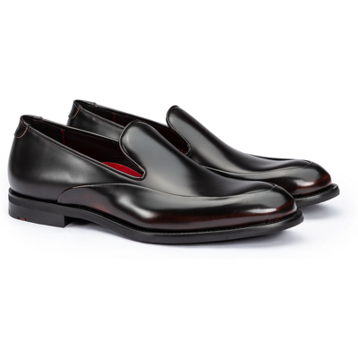 LLOYD Herren WINTON Slippers Schwarz in 45 Normalweit Glänzendes Leder Business Festlich LLOYD Herren WINTON Slippers Schwarz in 45 Normalweit Glänzendes Leder Business Festlich