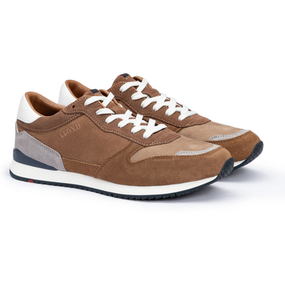 LLOYD Herren ELMORE Low Top Sneaker Sneakers Braun in 40.5 Normalweit Glattleder Genarbtes Leder Rauleder Freizeit LLOYD Herren ELMORE Low Top Sneaker Sneakers Braun in 40.5 Normalweit Glattleder Genarbtes Leder Rauleder Freizeit