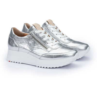 LLOYD Damen DAMEN AURA SILBER Low Top Sneaker Sneakers Silber in 35 F 1/2 Genarbtes Leder Freizeit LLOYD Damen DAMEN AURA SILBER Low Top Sneaker Sneakers Silber in 35 F 1/2 Genarbtes Leder Freizeit
