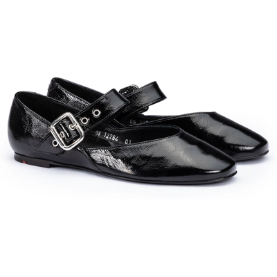 LLOYD Damen DAMEN GLIDE 620 SCHWARZ Ballerina Schwarz in 38 F 1/2 Glänzendes Leder Genarbtes Leder Festlich LLOYD Damen DAMEN GLIDE 620 SCHWARZ Ballerina Schwarz in 38 F 1/2 Glänzendes Leder Genarbtes Leder Festlich