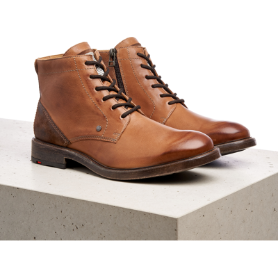 LLOYD Herren DWAYN Biker Boots Stiefeletten Braun in 42.5 Normalweit Genarbtes Leder Lederkombination Freizeit LLOYD Herren DWAYN Biker Boots Stiefeletten Braun in 42.5 Normalweit Genarbtes Leder Lederkombination Freizeit