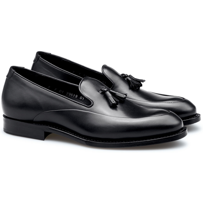 LLOYD Herren APEX 250GY Slippers Schwarz in 42.5 Normalweit Glattleder Festlich LLOYD Herren APEX 250GY Slippers Schwarz in 42.5 Normalweit Glattleder Festlich
