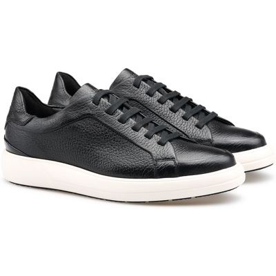 LLOYD Herren REGAL - HIRSCHLEDER Sneakers Low Top Sneaker Schwarz in 46.5 Normalweit Genarbtes Leder Business Freizeit LLOYD Herren REGAL - HIRSCHLEDER Sneakers Low Top Sneaker Schwarz in 46.5 Normalweit Genarbtes Leder Business Freizeit