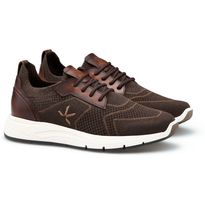LLOYD Herren ECHO Sneakers Low Top Sneaker Braun in 42.5 Normalweit Glattleder Strick Freizeit Business LLOYD Herren ECHO Sneakers Low Top Sneaker Braun in 42.5 Normalweit Glattleder Strick Freizeit Business
