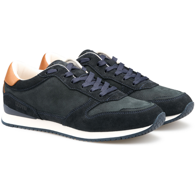 LLOYD Herren SWIFT Low Top Sneaker Blau in 41 Normalweit Genarbtes Leder Rauleder Freizeit LLOYD Herren SWIFT Low Top Sneaker Blau in 41 Normalweit Genarbtes Leder Rauleder Freizeit