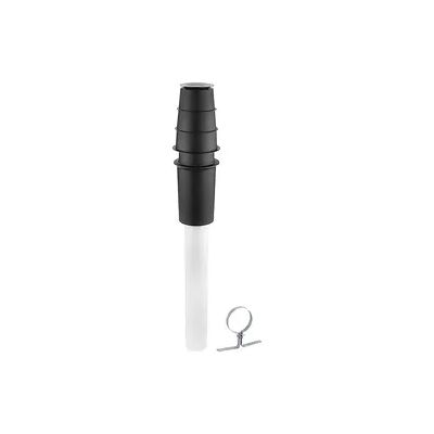 Viessmann AZ-Dachdurchführung, Ø 80/125 mm, Kunststoff (PPs) / Aluminiumblech, weiß, Befestigungsschelle schwarz - 7373271 Viessmann AZ-Dachdurchführung, Ø 80/125 mm, Kunststoff (PPs) / Aluminiumblech, weiß, Befestigungsschelle schwarz - 7373271