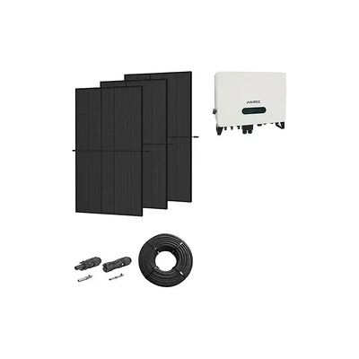 Photovoltaik-Paket 5 kWp mit AXITEC Wechselrichter 5 kW, 12 Solarmodulen Glas-Glas full black (* 0% MwSt. gem. §12 Abs. 3 UstG) Photovoltaik-Paket 5 kWp mit AXITEC Wechselrichter 5 kW, 12 Solarmodulen Glas-Glas full black (* 0% MwSt. gem. §12 Abs. 3 UstG)