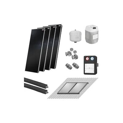 WOLF-Garten WOLF Solaranlage mit 4 Stk. TopSon F3-1 Kollektoren, SM1-2 Regelung und Zubehör zur solaren Nachrüstung - 2486517W09 WOLF-Garten WOLF Solaranlage mit 4 Stk. TopSon F3-1 Kollektoren, SM1-2 Regelung und Zubehör zur solaren Nachrüstung - 2486517W09