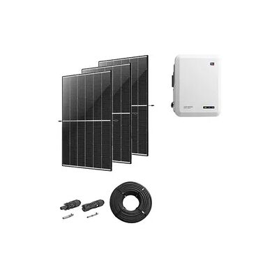 Photovoltaik-Paket 5 kWp mit SMA Wechselrichter 5 kW, 12 Solarmodulen black frame (* 0% MwSt. gem. §12 Abs. 3 UstG) Photovoltaik-Paket 5 kWp mit SMA Wechselrichter 5 kW, 12 Solarmodulen black frame (* 0% MwSt. gem. §12 Abs. 3 UstG)