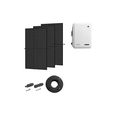 Photovoltaik-Paket 5 kWp mit SMA Wechselrichter 5 kW, 12 Solarmodulen full black (* 0% MwSt. gem. §12 Abs. 3 UstG) Photovoltaik-Paket 5 kWp mit SMA Wechselrichter 5 kW, 12 Solarmodulen full black (* 0% MwSt. gem. §12 Abs. 3 UstG)