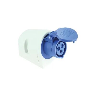 PCE Wandsteckdose 16A 3-polig IP44 Blau PCE Wandsteckdose 16A 3-polig IP44 Blau