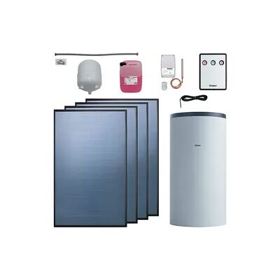 Vaillant Solarthermie-Paket 9.451/3 - 4 Kollektoren VFK 145 V mit Speicher VPS RS 800 B - 10,04 m2 - 0010042391 Vaillant Solarthermie-Paket 9.451/3 - 4 Kollektoren VFK 145 V mit Speicher VPS RS 800 B - 10,04 m2 - 0010042391