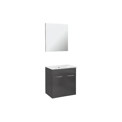 Evenes Badmöbel-Set NEO 2.0, Anthrazit hochglanz, Breite 575 mm Evenes Badmöbel-Set NEO 2.0, Anthrazit hochglanz, Breite 575 mm