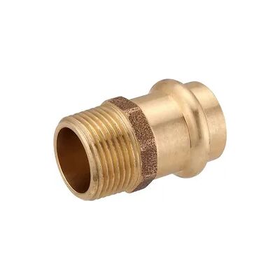 Pipetec Press-Übergang aus Rotguss 22 mm - 3/4'' AG - für Kupferrohre - DVGW-zertifiziert - für V- & M-Kontur Pipetec Press-Übergang aus Rotguss 22 mm - 3/4'' AG - für Kupferrohre - DVGW-zertifiziert - für V- & M-Kontur