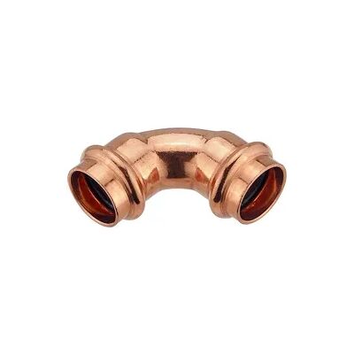 Pipetec Press-Bogen 90° - 28 mm - für Kupferrohre - DVGW-zertifiziert - für V- & M-Kontur Pipetec Press-Bogen 90° - 28 mm - für Kupferrohre - DVGW-zertifiziert - für V- & M-Kontur