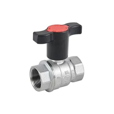Giacomini Kugelhahn 3/4'' IG x 3/4'' IG - Messing verchromt - mit verlängertem T-Griff - R851TX004 Giacomini Kugelhahn 3/4'' IG x 3/4'' IG - Messing verchromt - mit verlängertem T-Griff - R851TX004